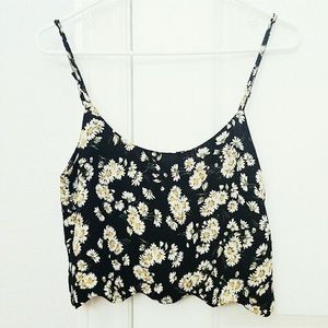 Floral crop top